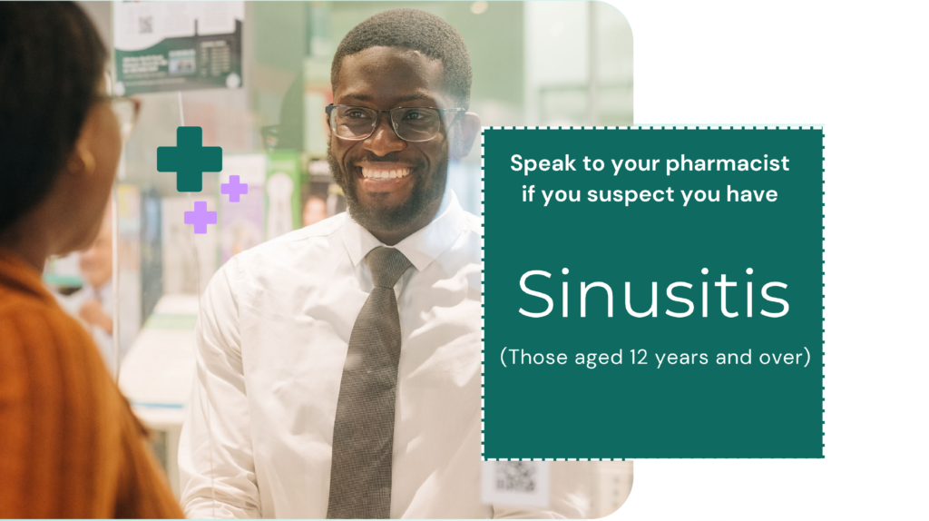 Book your Pharmacy First appointment for sinusitis online